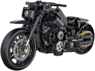 KeKeDuo Technik Motorrad Bausteine Supermotorrad, 586 Klemmbausteine Technik Rennen Superbike Modellbausatz Kompatibel mit Andere Marken - 1