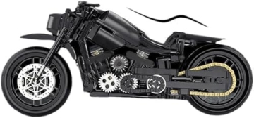 KeKeDuo Technik Motorrad Bausteine Supermotorrad, 586 Klemmbausteine Technik Rennen Superbike Modellbausatz Kompatibel mit Andere Marken - 5