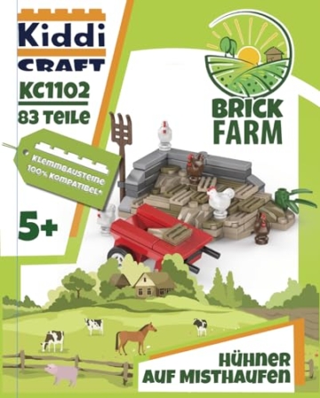 KIDDICRAFT KC1102 Misthaufen mit Hühnern - 1