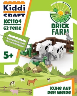 KIDDICRAFT KC1104 Kühe auf der Weide, Klemmbausteine - 1