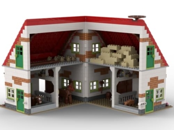 KIDDICRAFT KC1108 Bauernhof Stall - Klemmbausteine - 6