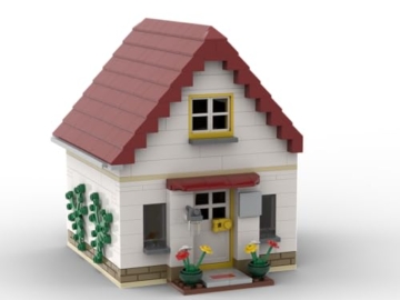 Kiddicraft KC1202 Tiny House - Wohnhaus Klemmbausteine, Stadt, City - 3
