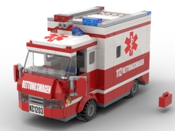 KIDDICRAFT KC1203 – Rettungswagen aus der Bricity-Serie