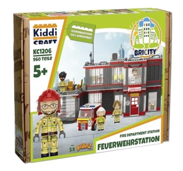 KIDDICRAFT KC1206 Feuerwehrstation - Klemmbausteine - 1