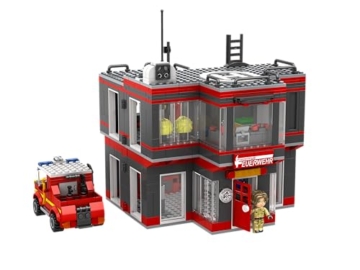 KIDDICRAFT KC1206 Feuerwehrstation - Klemmbausteine - 4