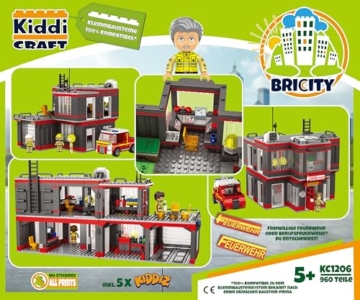 KIDDICRAFT KC1206 Feuerwehrstation - Klemmbausteine - 6