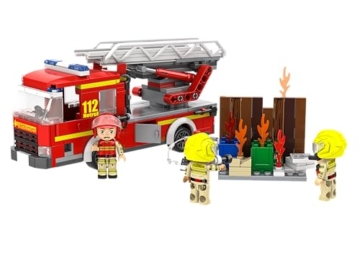 KIDDICRAFT KC1207 Feuerwehr Drehleiter (DL) - Klemmbausteine - 2
