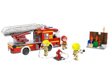 KIDDICRAFT KC1207 Feuerwehr Drehleiter (DL) - Klemmbausteine - 4