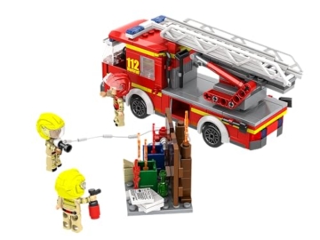 KIDDICRAFT KC1207 Feuerwehr Drehleiter (DL) - Klemmbausteine - 5