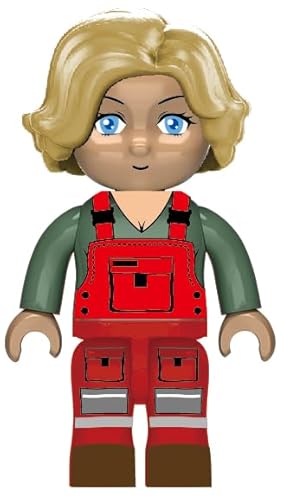 KIDDICRAFT KC1401 KIDDIZ Figuren-Pack Bautruppe - Klemmbausteine - 6