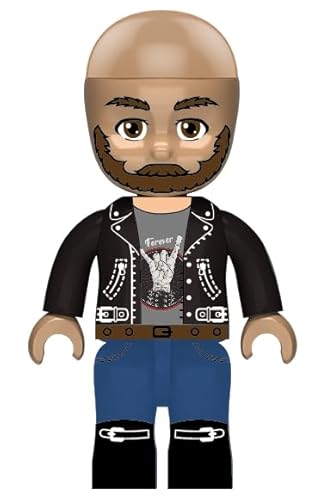 KIDDICRAFT KC1402 KIDDIZ Figuren-Pack Rock Festival - Klemmbaustein-Figuren - - 7