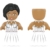 KIDDICRAFT KC1407 KIDDIZ Figuren-Pack: Hochzeit - Klemmbaustein-Figuren - 3