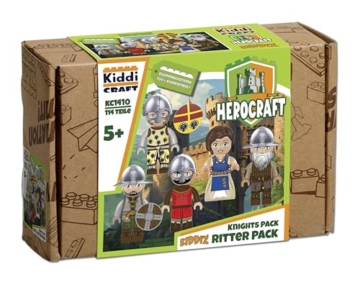 KIDDICRAFT KC1410 KIDDIZ Figuren-Pack: Ritter - Klemmbausteine - 1