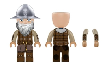 KIDDICRAFT KC1410 KIDDIZ Figuren-Pack: Ritter - Klemmbausteine - 2