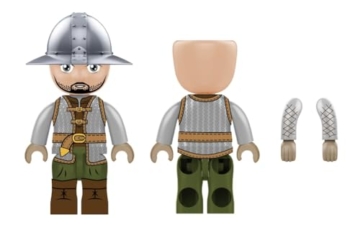 KIDDICRAFT KC1410 KIDDIZ Figuren-Pack: Ritter - Klemmbausteine - 3