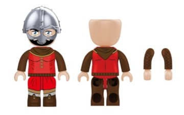 KIDDICRAFT KC1410 KIDDIZ Figuren-Pack: Ritter - Klemmbausteine - 5