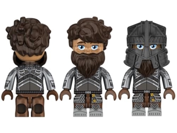 KIDDICRAFT KC1419 Kiddiz Figuren-Pack: Dungeon Raider - Klemmbaustein-Figuren - 3