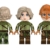 KIDDICRAFT KC1419 Kiddiz Figuren-Pack: Dungeon Raider - Klemmbaustein-Figuren - 5