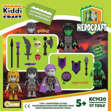 KIDDICRAFT KC1420 Kiddiz Figuren-Pack: Nekromanten - Klemmbausteine Figuren: Fantasy - 7