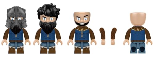 KIDDICRAFT KC1503 Zwergenschmiede - Klemmbausteine Figuren