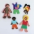 Kiddicraft Set aus buntem Schaumstoff, 60 Bonsmänner + 72 Haare + 105 Kleidung (3 Größen), mehrfarbig, Einheitsgröße - 2