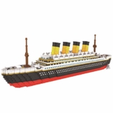 Larcele 3800 Stücke Mikro Weltberühmtes Gebäude Set Bausteine Spielzeug Bricks Mini Bauen Bauklötze für Kinder und Erwachsene KLJM-03 (Großes Kreuzfahrtschiff) - 1