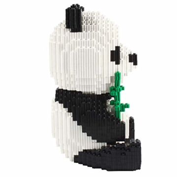 Larcele Panda Bausteine Spielzeug Bricks Tier Bauen Bauklötze,3689 Stücke KLJM-02 (Modell 2840) Mehrweg - 4