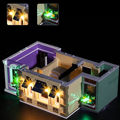 LED-Beleuchtungs-Set, kompatibel mit LEGO 10278, LED-Licht-Set für LEGO Polizeistation, Straßenlandschaft Gebäude 10278 (nicht im Lieferumfang enthalten) (Fernbedienung) - 3