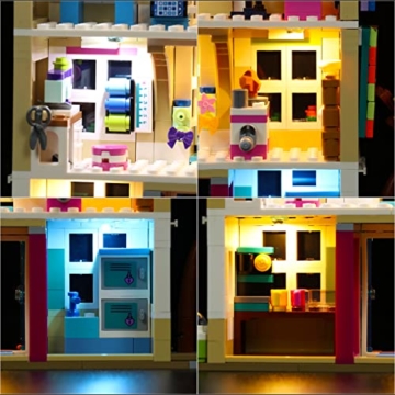 Led Licht Set für Lego Emmas Kunstschule , Led Beleuchtungs Set für Lego 41711 Friends Emma’s Art School - Nur Lichter-Set , Kein Lego-Modell - 6