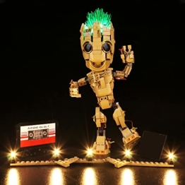 Led Licht Set für LEGO Groot , Nur Lichter Set , Kein Modell - Led Beleuchtungs Set für LEGO 76217 Marvel Ich Bin Groot (Standard Version) - 1