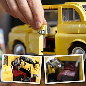 LEGO 10271 Fiat 500 Modellauto, Set für Teenager und Erwachsene, Spielzeugauto, Sammlerstück, tolle Geschenkidee - 7