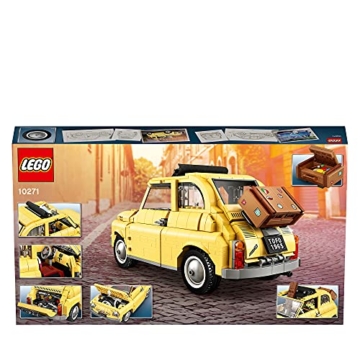 LEGO 10271 Fiat 500 Modellauto, Set für Teenager und Erwachsene, Spielzeugauto, Sammlerstück, tolle Geschenkidee - 8