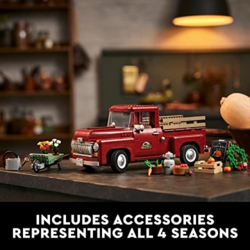 LEGO 10290 Pickup, Bauset für Erwachsene, Sammlermodell, kreatives Hobby, klassischer Pickup aus den 1950er Jahren - 12