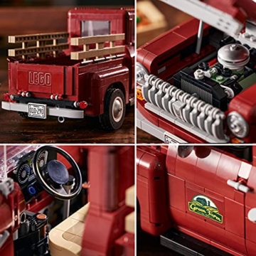 LEGO 10290 Pickup, Bauset für Erwachsene, Sammlermodell, kreatives Hobby, klassischer Pickup aus den 1950er Jahren - 4