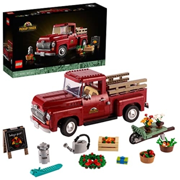 LEGO 10290 Pickup, Bauset für Erwachsene, Sammlermodell, kreatives Hobby, klassischer Pickup aus den 1950er Jahren - 1