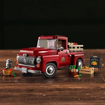 LEGO 10290 Pickup, Bauset für Erwachsene, Sammlermodell, kreatives Hobby, klassischer Pickup aus den 1950er Jahren - 5