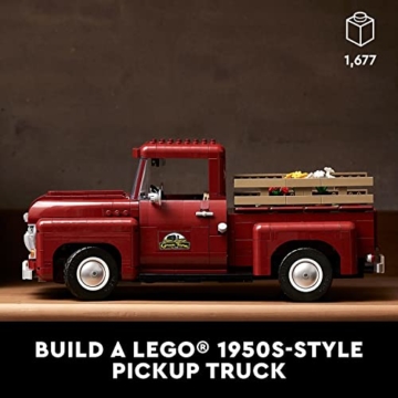 LEGO 10290 Pickup, Bauset für Erwachsene, Sammlermodell, kreatives Hobby, klassischer Pickup aus den 1950er Jahren - 9