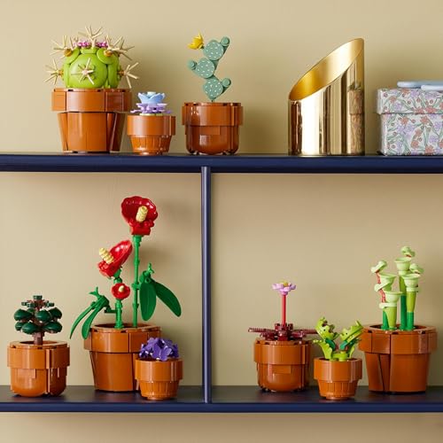 LEGO 10329 Icons Mini Pflanzen, 9 künstliche Blumen zum Bauen, Botanical Collection Sammel-Set für Erwachsene mit baubarem Terrakotta-Topf, Wohndeko, Geschenk für Frauen und Männer - 3