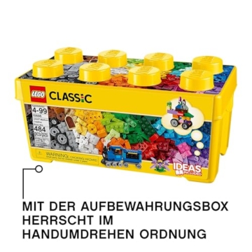 LEGO 10696 Classic Mittelgroße Bausteine-Box, Bausteine mit Aufbewahrungsbox für Kinder, Geschenk für Jungen und Mädchen ab 4 Jahren - 6