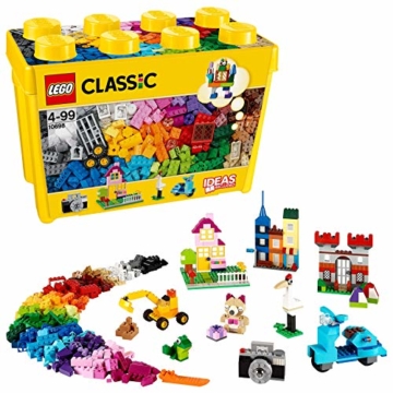LEGO 10698 Classic Große Bausteine-Box, Spielzeugaufbewahrung, lustige, Bunte Spielzeug-Bausteine, Geschenkidee für Kinder - 1