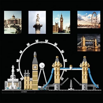 LEGO 21034 Architecture London Bauset, Skyline-Kollektion, London Eye, Big Ben, Tower Bridge, Geschenkidee für Kinder und Erwachsene, Bauset - 3