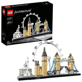 LEGO 21034 Architecture London Bauset, Skyline-Kollektion, London Eye, Big Ben, Tower Bridge, Geschenkidee für Kinder und Erwachsene, Bauset - 1