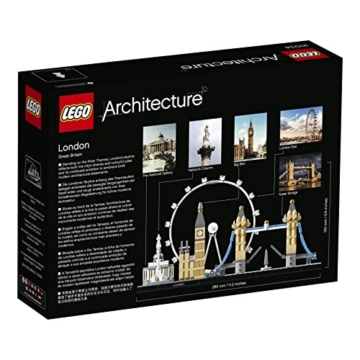 LEGO 21034 Architecture London Bauset, Skyline-Kollektion, London Eye, Big Ben, Tower Bridge, Geschenkidee für Kinder und Erwachsene, Bauset - 7