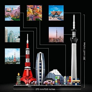 LEGO 21051 Architecture Tokio Skyline-Kollektion, Bausteine, Basteln für Kinder und Erwachsene, Bauset als Weihnachtsgeschenkidee - 4