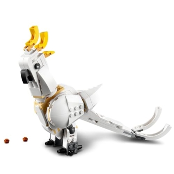 LEGO 31133 Creator 3in1 Weißer Hase Tierspielzeug Set mit Hasen-, Robben- und Papageienfiguren, Baustein-Konstruktionsspielzeug für Kinder ab 8 Jahren - 4