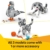 Lego 31163 Creator Graue Katze – 3-in-1 Tier-Bauset mit beweglicher Katze, Hund & Taube, Spielzeug zum Bauen & Umbauen, Geschenkidee für Kinder ab 8 Jahren - 4
