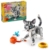 Lego 31163 Creator Graue Katze – 3-in-1 Tier-Bauset mit beweglicher Katze, Hund & Taube, Spielzeug zum Bauen & Umbauen, Geschenkidee für Kinder ab 8 Jahren - 1