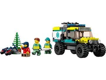 Lego 40582 City 4x4 Offroad Ambulance Rescue Limited Edition 2023 Set 6+ 162 Teile mit coolem Geländewagen und 3 Minifiguren - 3