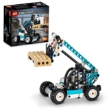 LEGO 42133 Technic 2-in-1 Teleskoplader Gabelstapler und Abschleppwagen Spielzeug, Baufahrzeug für Jungen und Mädchen ab 7 Jahren - 1