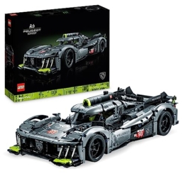 LEGO 42156 Technic Peugeot 9X8 24H Le Mans Hybrid Hypercar, legendärer Rennwagen, Modellauto-Bausatz für Erwachsene, Maßstab 1:10, Motorsport-Auto Sammlerstück für Fortgeschrittene - 1